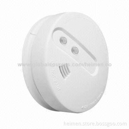 Hot 9V Battery Operated Wireless Optical Smoke Detector, Ø128*38mm Dimensions